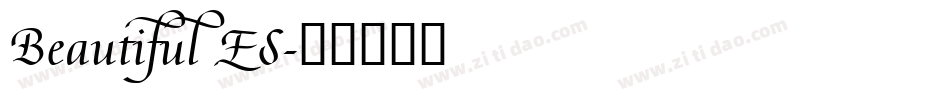 Beautiful ES字体转换